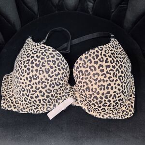 Leopard Print Women's Bra